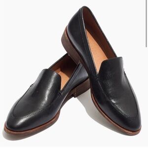 Madewell Frances Loafers size 10. Black real leather.